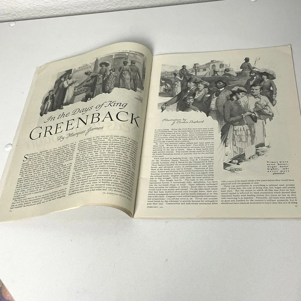 1932 The American LEGION Monthly Magazine February Vintage